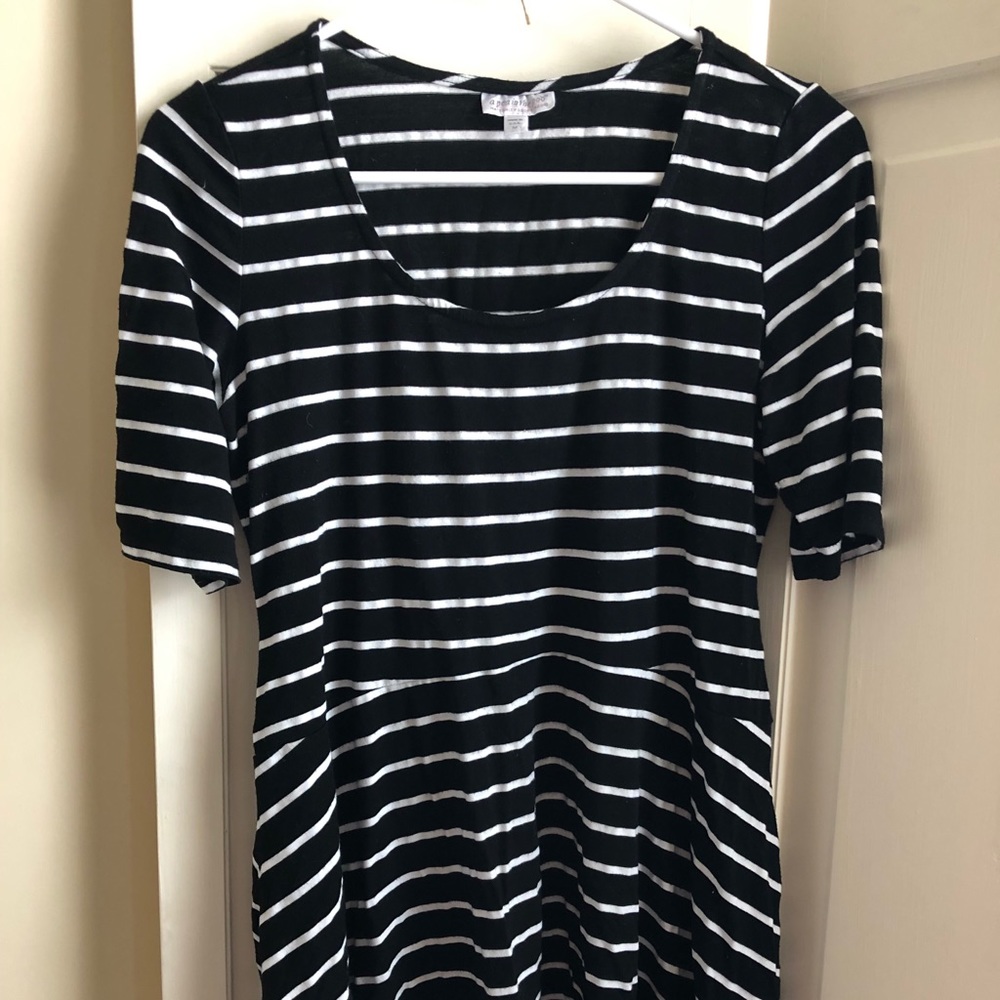 Pea in the pod maternity peplum top